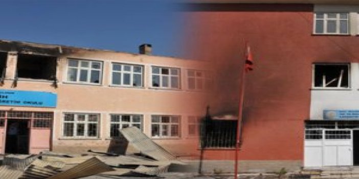 PKK Okulu yaktı