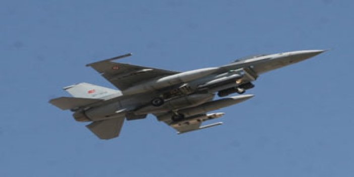 F-16 uçağına Suriye’den taciz