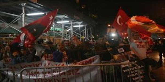 Erdoğan protesto edildi