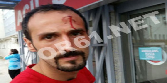 Trabzon'da hakem oyuncuyu dövdü!