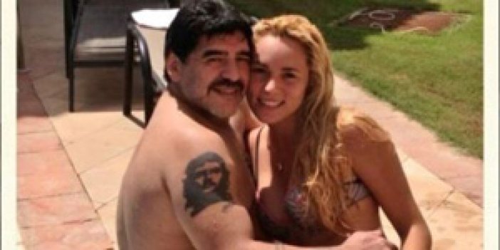 Maradona sevgilisini dövdü