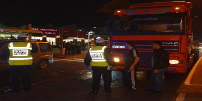 Trabzon Tırında Bomba iddiası