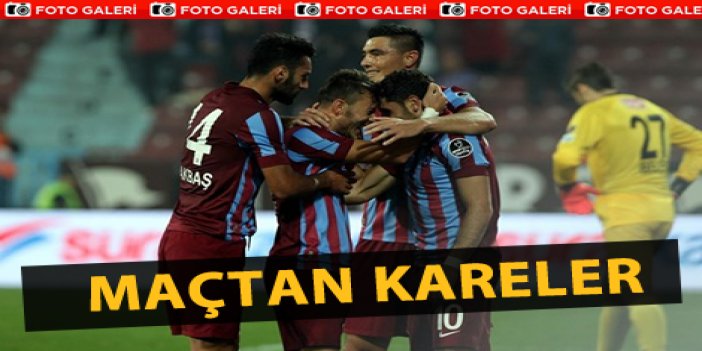 Trabzonspor - Konyaspor maçından kareler