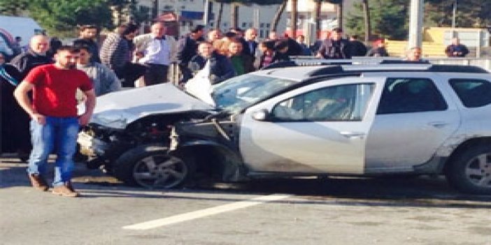 Giresun'da trafik kazası