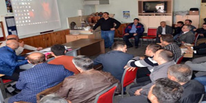 Trabzon'da İtfaiyeye doğalgaz eğitimi
