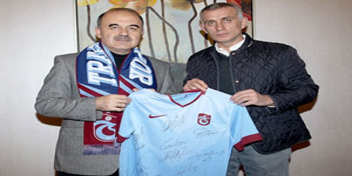 Vali Erol'dan Trabzonspor'a ziyaret