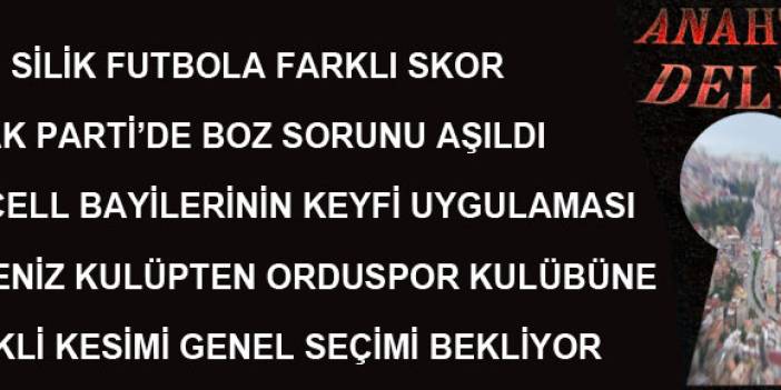 Anahtar Deliği - Silik futbolla farklı skor.08.12.2014
