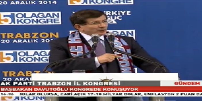 Davutoğlu Trabzon'da konuştu