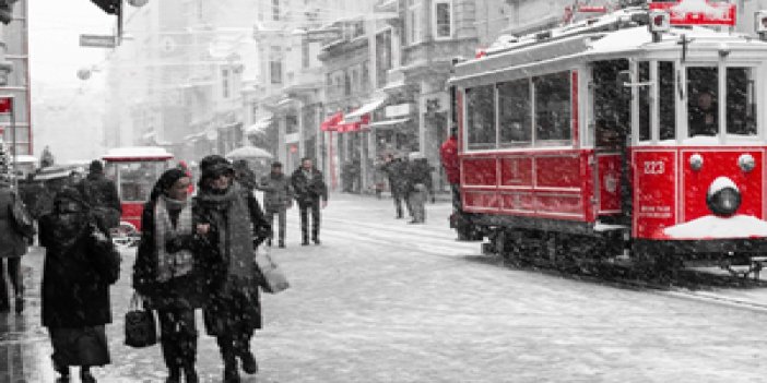 İstanbul'a kar uyarısı...