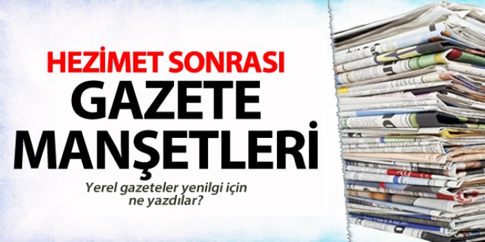 Trabzonspor -Eskişehirspor Gazete Manşetleri