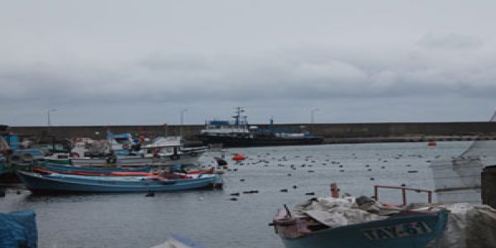 Trabzon'da balıkçılar denize açılamadı