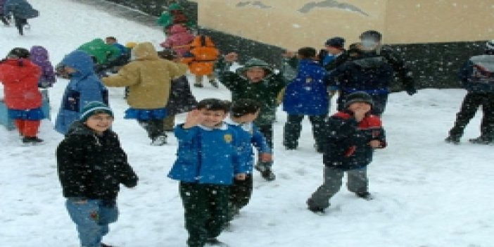 Kar tatili öğrencileri sevindirdi!