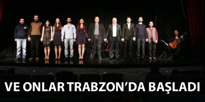 Trabzon şehir tiyatrosu perdelerini açtı