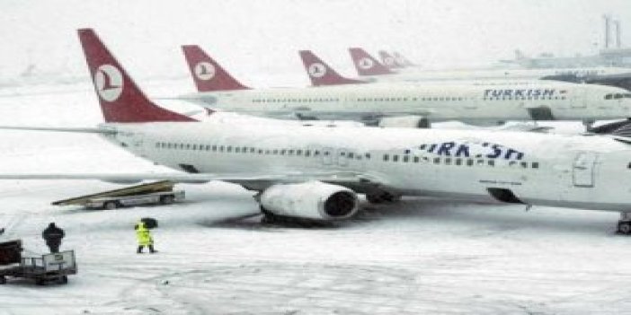 Trabzon'da uçuş yine iptal!