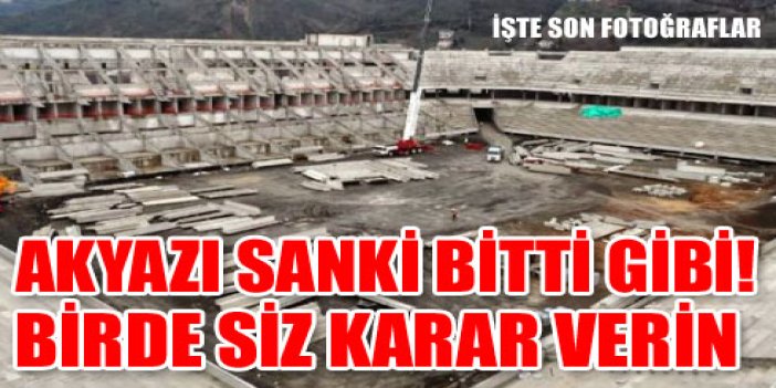 Akyazı stadından son kareler 21 - 01 - 2015