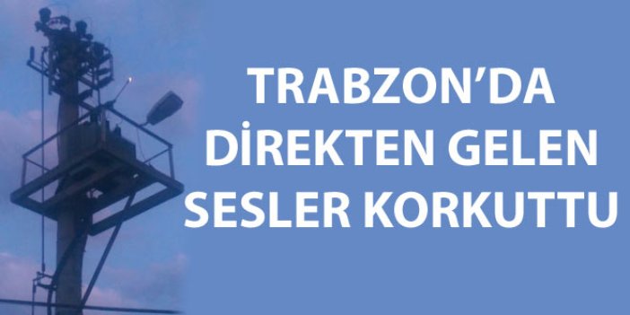 Trabzon'da trafo patlaması