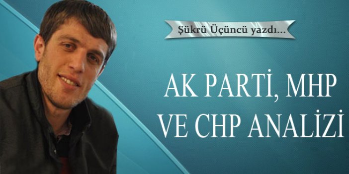 AK Parti, MHP ve CHP analizi