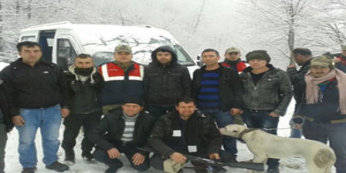 Giresun'da mahsur kalan dağcılar kurtarıldı