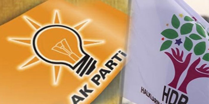AK Parti ile HDP arasında koalisyon