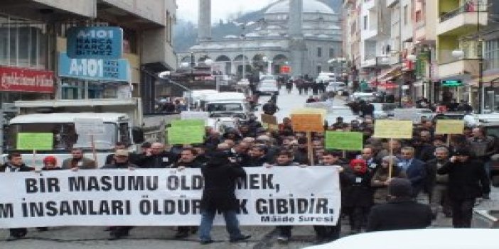 Erdoğan’ın babaocağında protesto