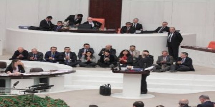 HDP'lilerden mecliste eylem