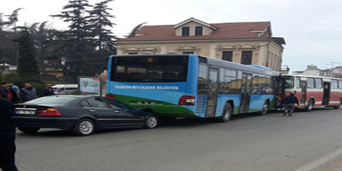 Trabzon'da zincirleme kaza