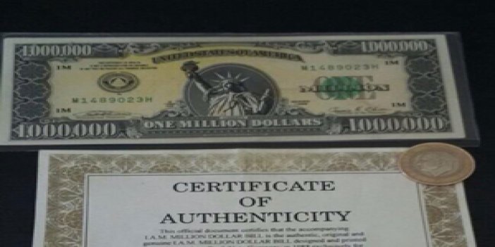 Manisa'da 1 milyon dolarlık banknot ele geçirildi