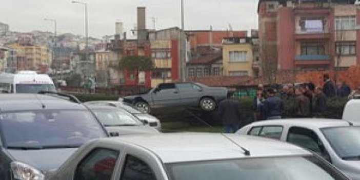 Trabzon'da bir garip kaza!