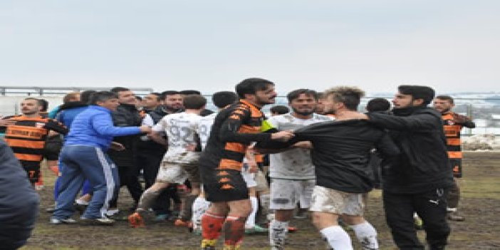 Samsun'da amatör maçta gerginlik