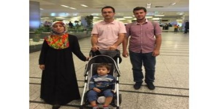 Tahliye edilen 55 Türk İstanbul'a geldi