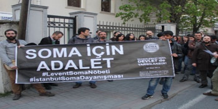 Soma davasının ertelenmesine protesto