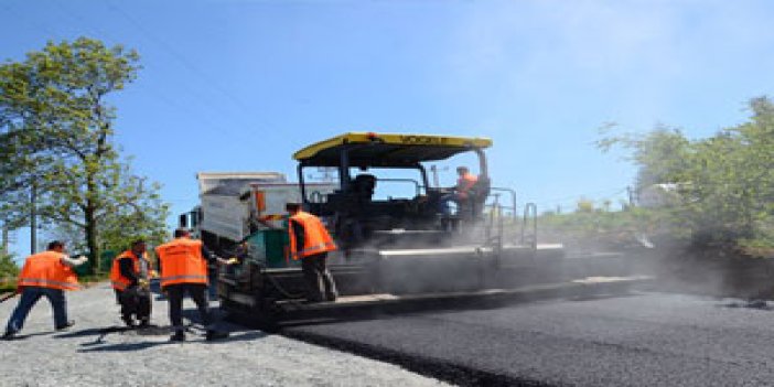 Trabzon'da asfalt sezonu açıldı