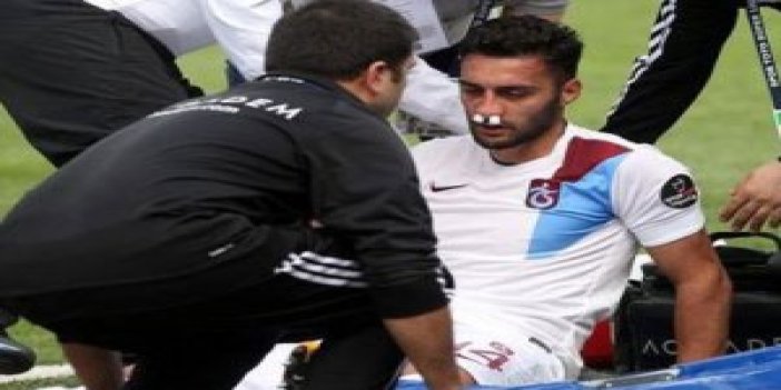 Trabzonsporlu futbolcunun kırılmadık yeri kalmadı