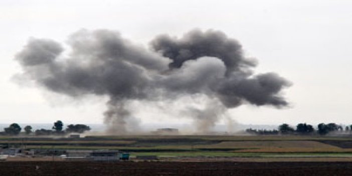 Sınırdaki IŞİD mevzilerı bombalandı