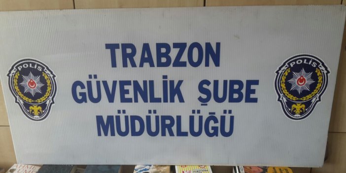 Trabzon'da kitap operasyonu