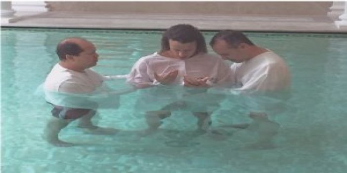 Futbolcu bakir kalmak için vaftiz edildi