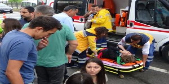 Giresun'da kaza: 11 yaralı