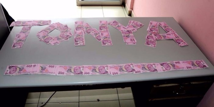 Tonya'da 77 Bin TL sahte para yakalandı