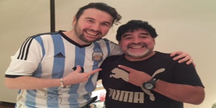 Karadenizli dizi oyuncusundan Maradonalı selam!