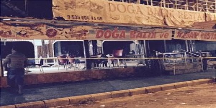 Restoranın tavanı çöktü: 12 yaralı