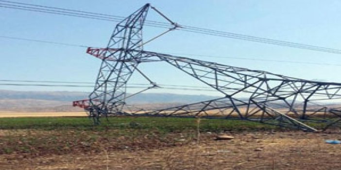 Elektrik hattına sabotaj