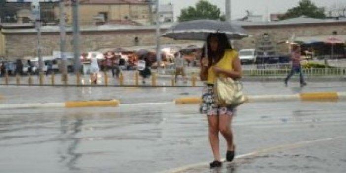 Samsun'daki şiddetli yağış