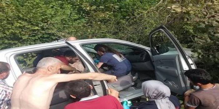 Trabzon'da trafik kazası: 1 yaralı