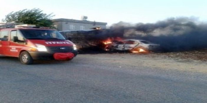 Kontrolden Çıkan Otomobil Alev Aldı: 6 Yaralı