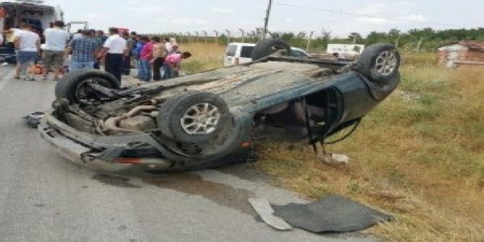 Çorum’da Otomobil Takla Attı: 4 Yaralı - Çorum haberleri