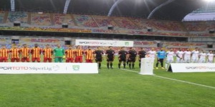 Kayserispor-Torku Konyaspor maçı beraberlikle bitti