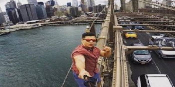 Köprü üstünde selfie çekti tutuklandı