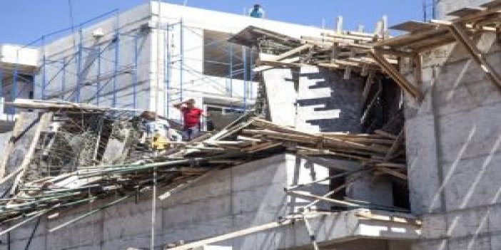 AVM inşaatında göçük: 1 ölü, 4 yaralı