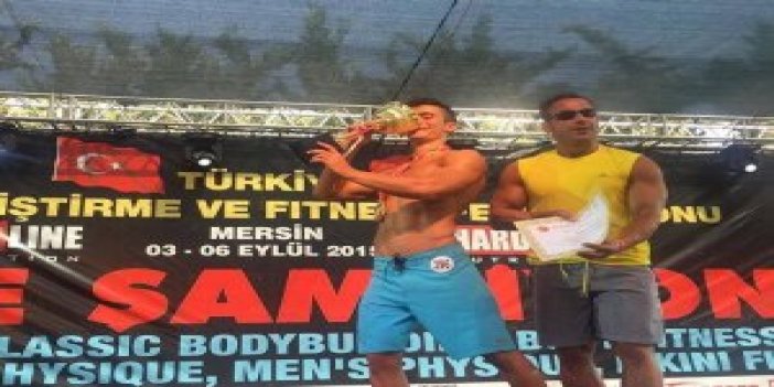 Yasin Diyadin Türkiye şampiyonu oldu