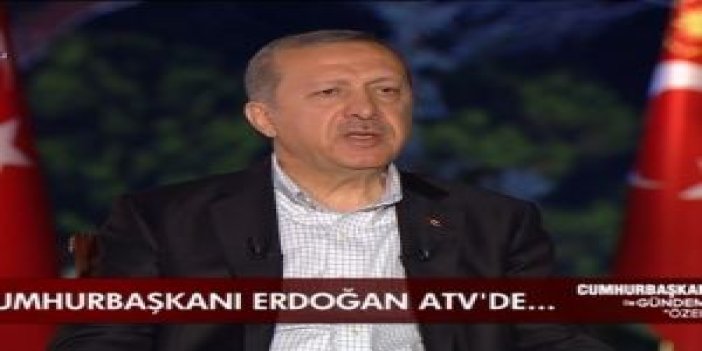 Erdoğan’dan  ‘çarpıtmaya’ canlı yayında cevap